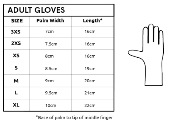 C skins adult gloves 22