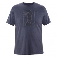 NRS Mens Find Your Line T-Shirt - Heathered Navy