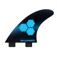 Shapers AM Core-Lite Thruster Set - TTB - Black