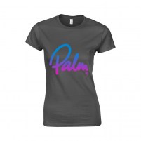 Palm Script T Shirt Womens